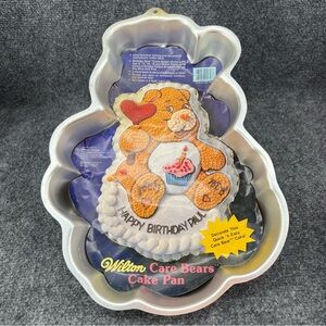 1983 Wilton Care Bears Happy Birthday Cake Pan Mold Vintage #2105-1793